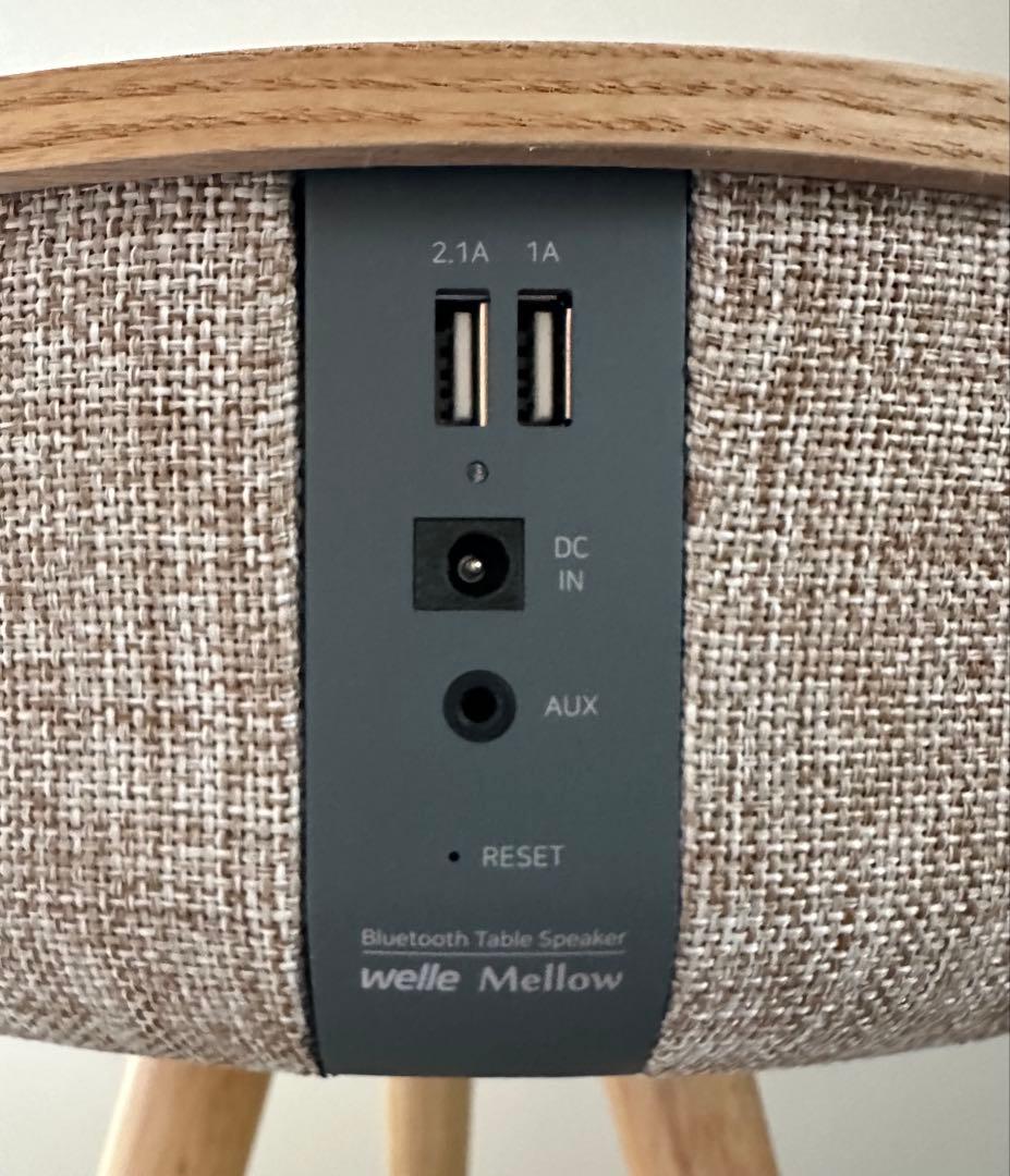 Welle 360°Bluetoothスピーカー Mellow W501T Qi