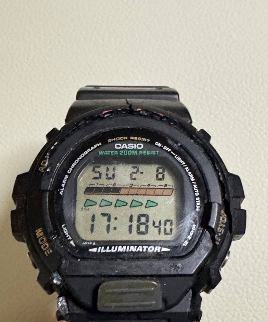 G-SHOCK ジーショック DW-6600S-1V 海外モデル イルミネーター