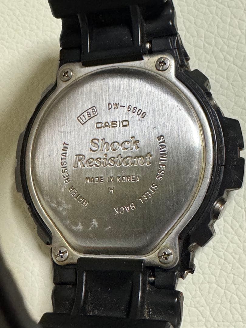 G-SHOCK ジーショック DW-6600S-1V 海外モデル イルミネーター