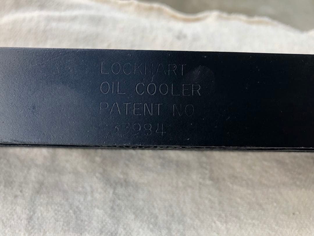 ロックハート　オイルクーラー　Z1/Z2 ハーレーショベル　パン アイアン　エボ