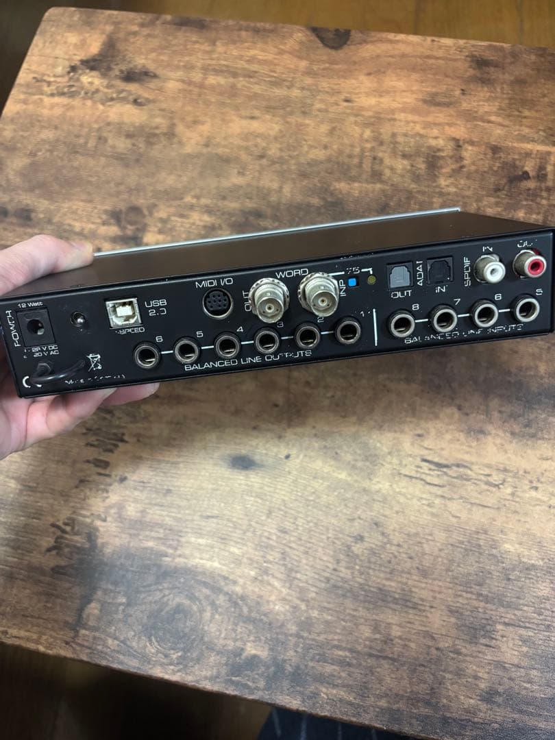 DTM・DAW RME Fire face UC