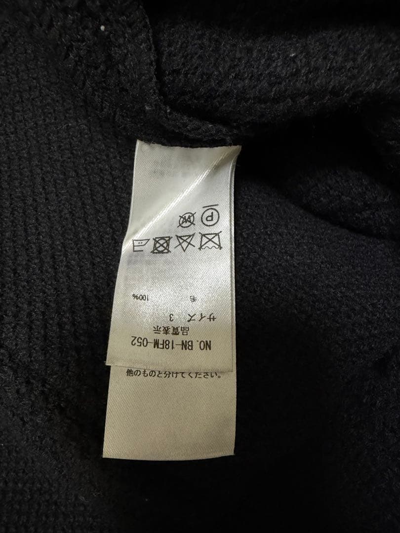 BATONER ウールジャケット サイズ3 ブラック　カジュアルドレス