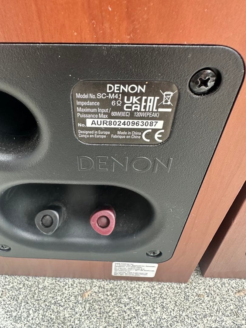 DENON 2ウェイスピーカー ！モデル・SC-M４１！ペア