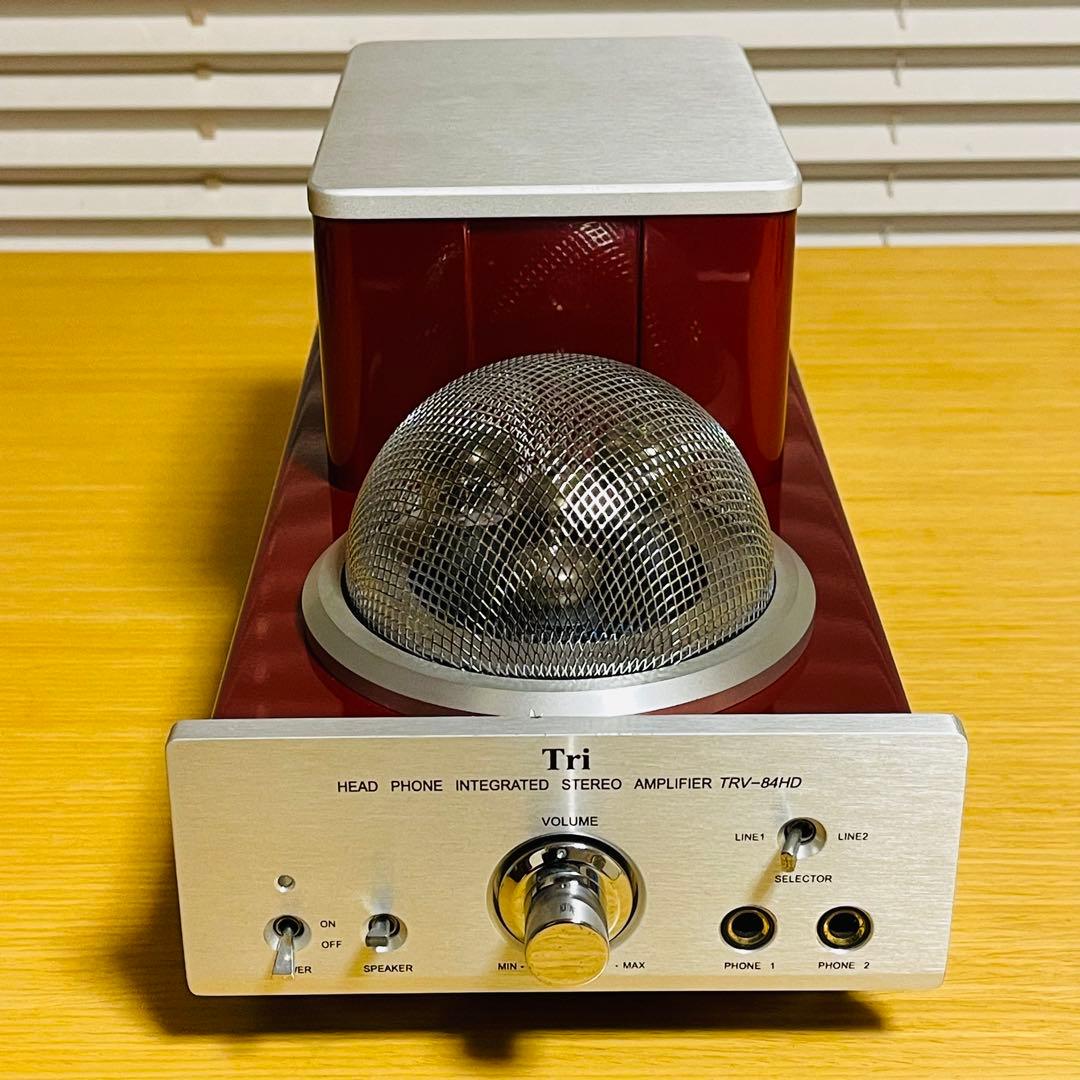 【希少】Triode TRV-84HD管球式ヘッドフォン端子内蔵プリメインアンプ