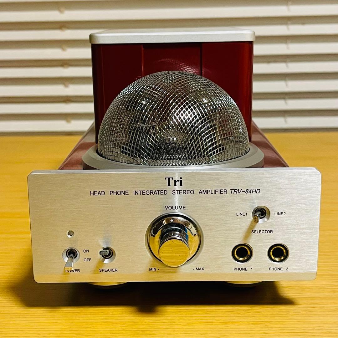 【希少】Triode TRV-84HD管球式ヘッドフォン端子内蔵プリメインアンプ