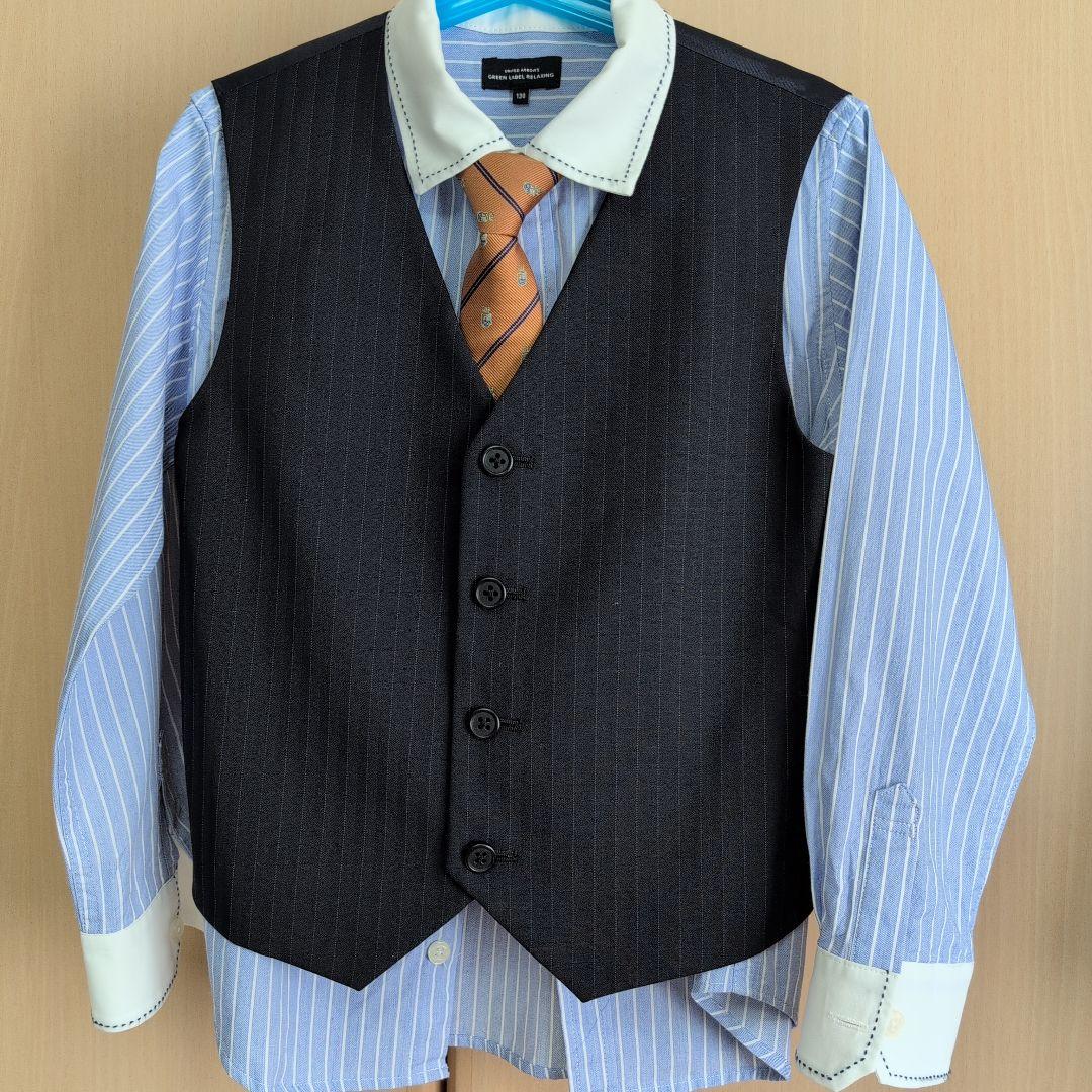 グリーンレーベルリラクシング　セレモニースーツセット　130cm