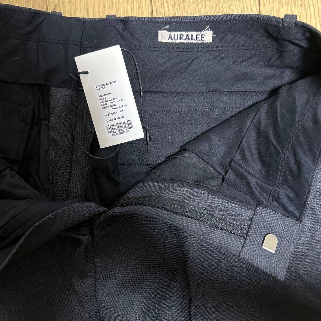 スーツ AURALEE BLUEFACED WOOL SLACKS