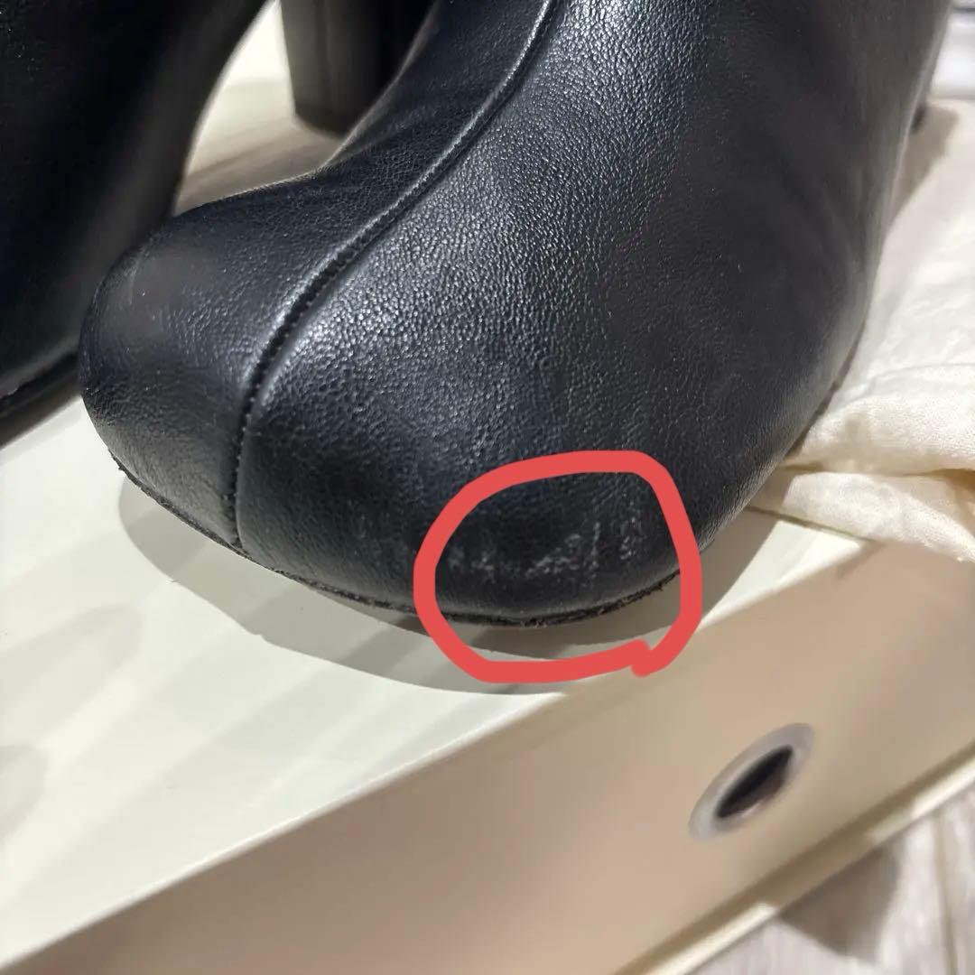 r*r様 TODAYFUL Square Short Boots ブラック38サ