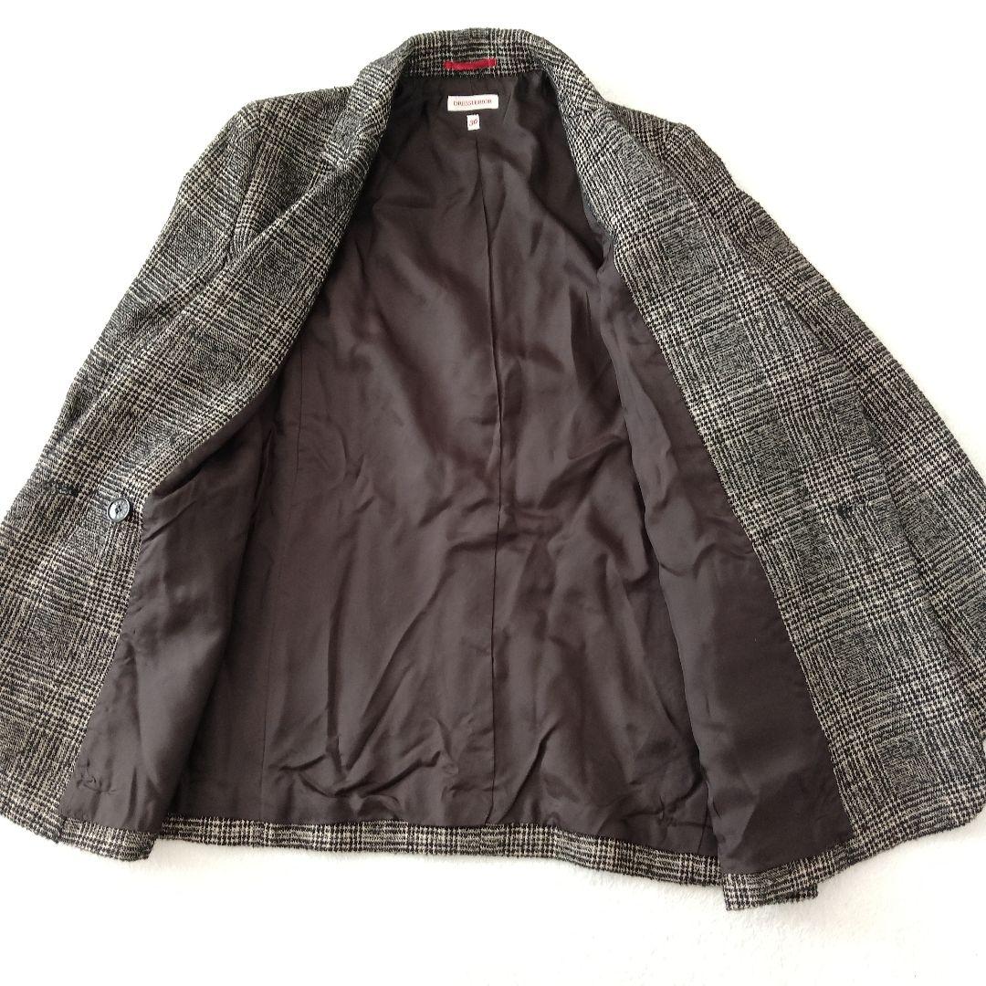 DRESSTERRIOR ループチェックダブルジャケット　ジャケット 36