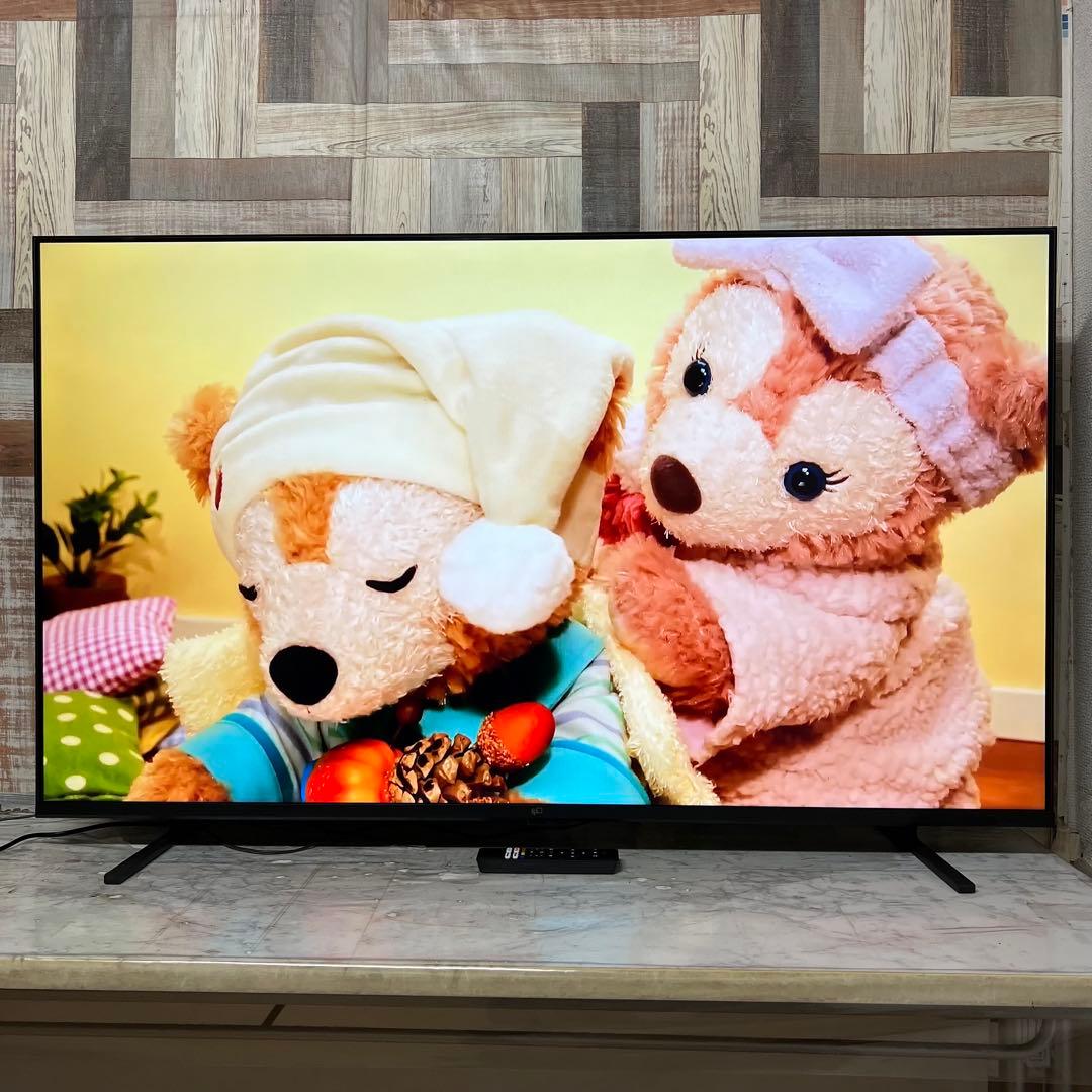 即日受渡❣️全国送料込半年前購入FPD55型4KGoogleTV ネット動画多数