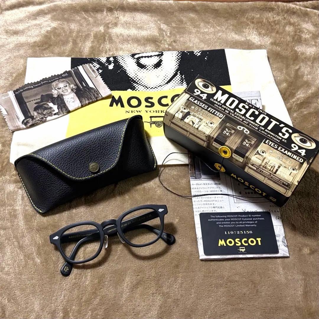 MOSCOT LEMTOSH マットブラック 46サイズ 正規品