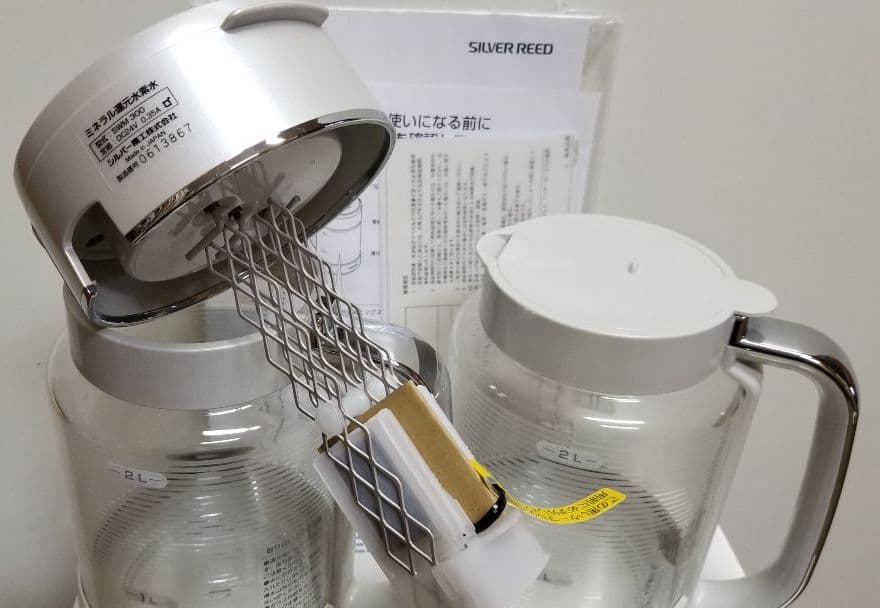 水素水生成器、アクオリア、ＳＷM300、卓上ポットタイプ、シルバー精工、水素水