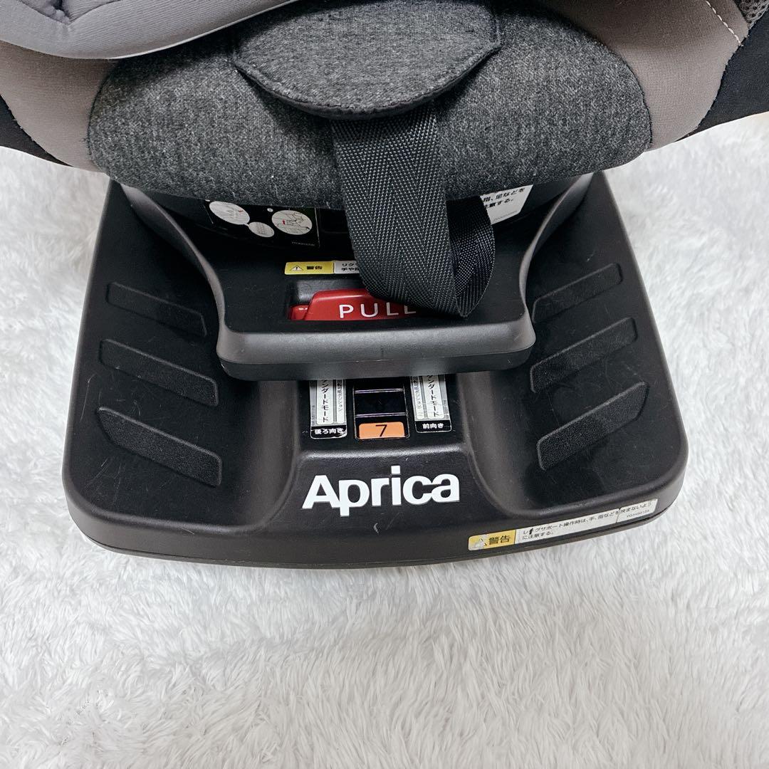 【美品】Aprica クルリラプレミアムAB プレミアムグレー ISOFIX