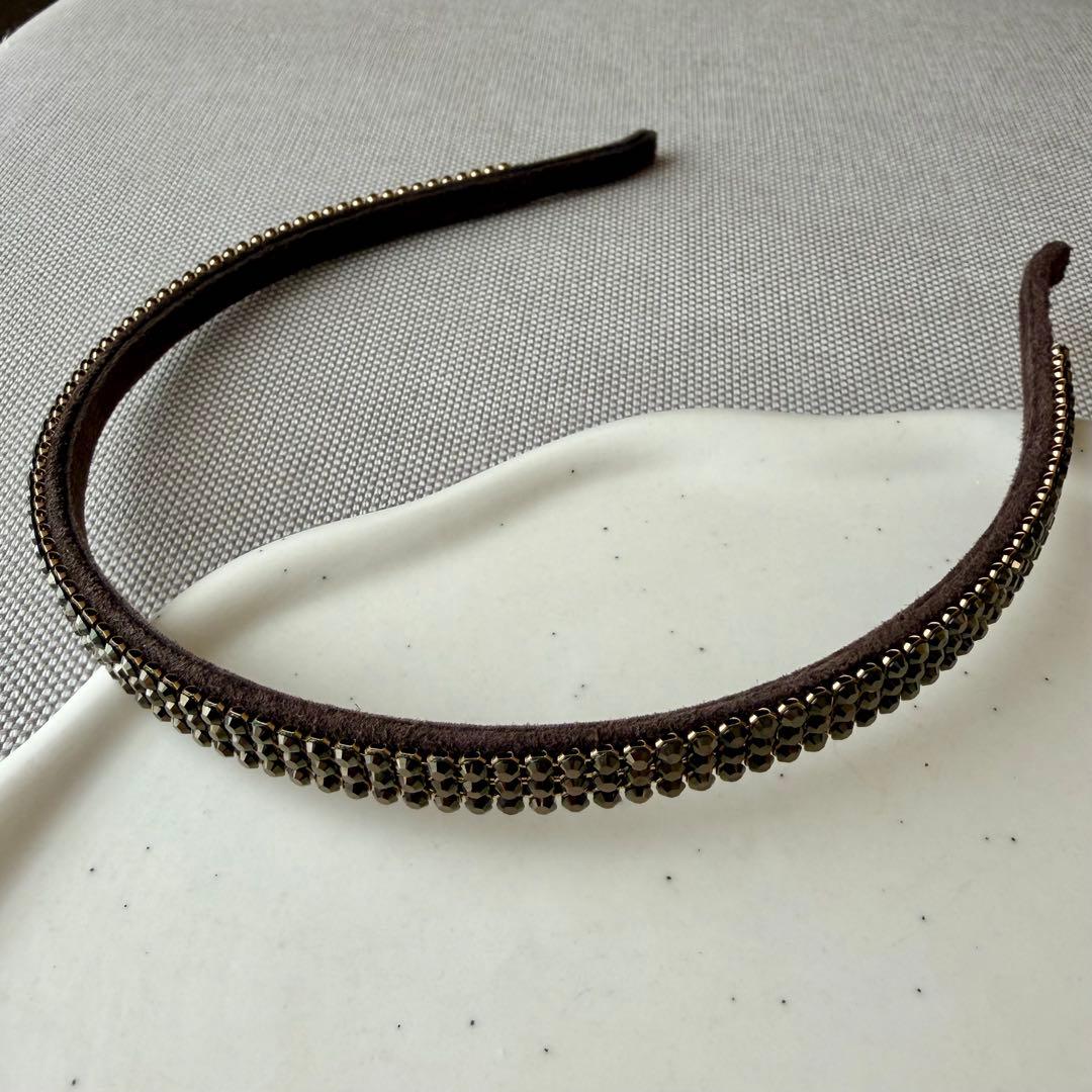 acca アッカ　カチューシャ　ヘアアクセサリー　ブラウン　オードリー