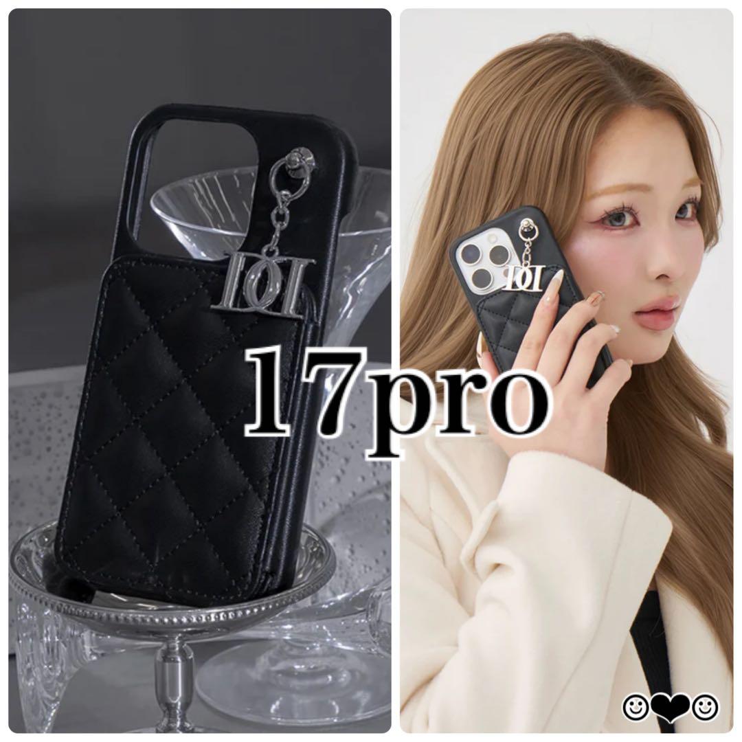 Darich♡キルティングミラーDDチャームiPhoneケース♡17pro