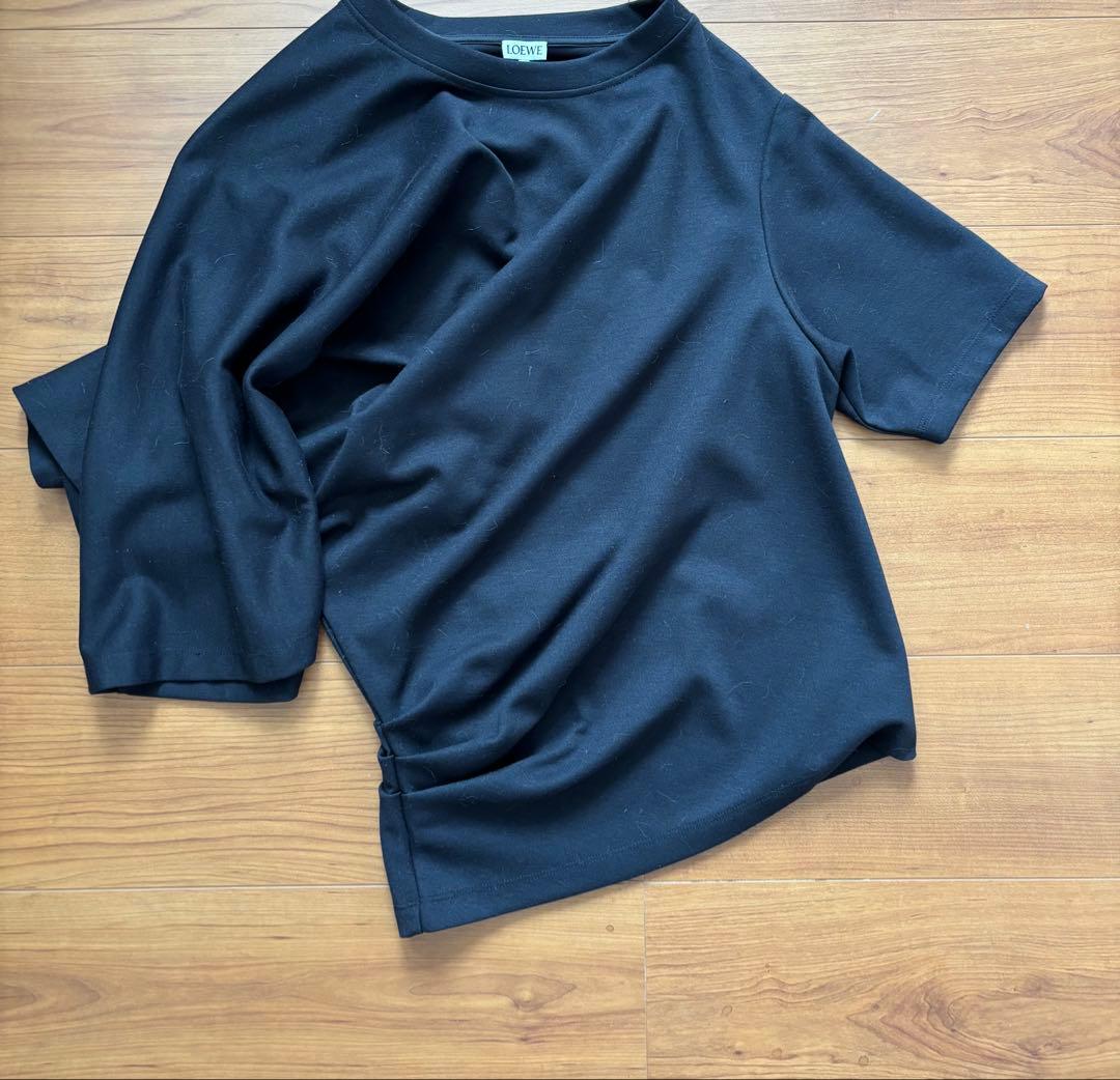 LOEWE ロエベ Cropped Draped T-Shirt M