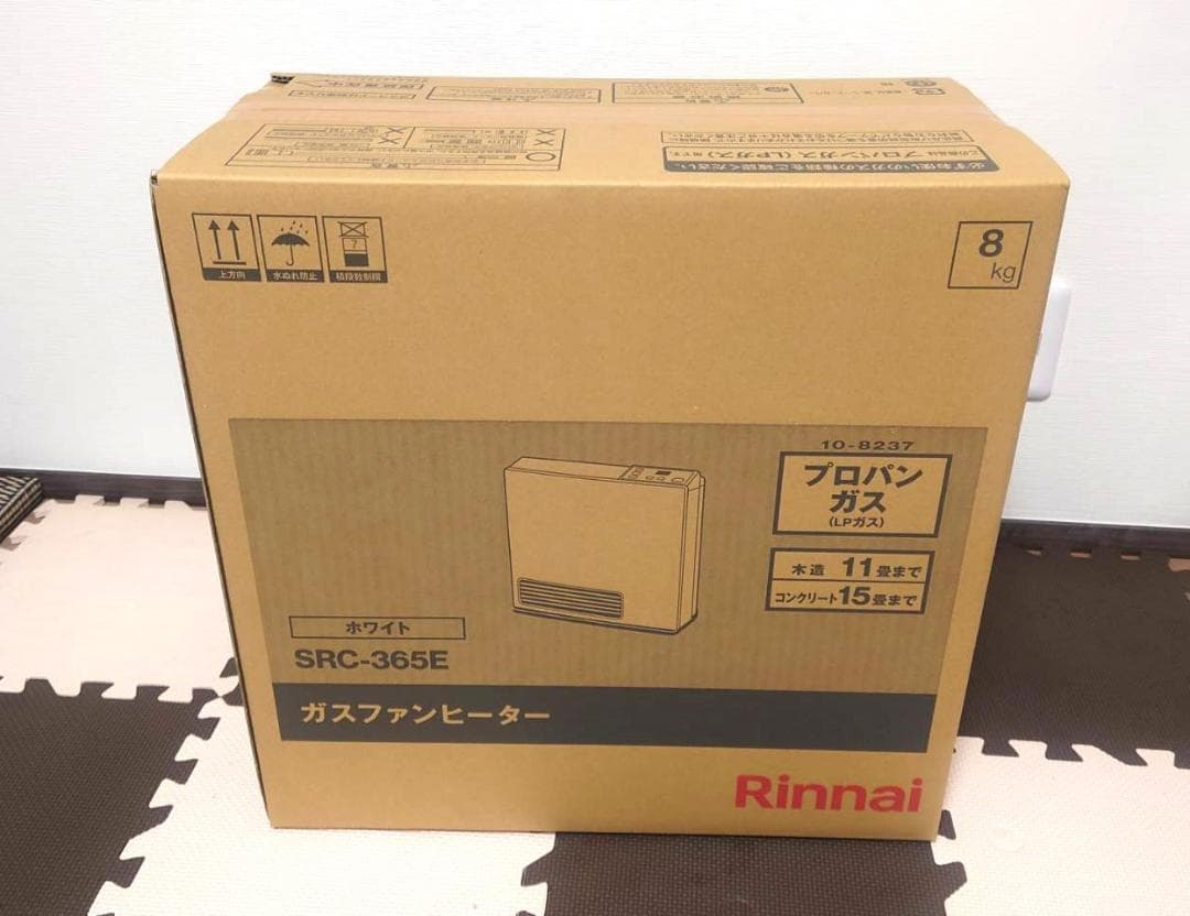 新品未使用品　RinnaiガスファンヒーターSRC-365E(24年10月製)