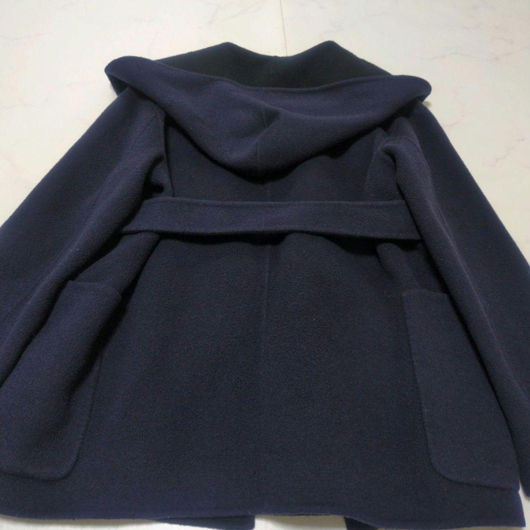 人気完売品✨️ESTNATION ウールカシミヤショートビーバーリバーコート❁