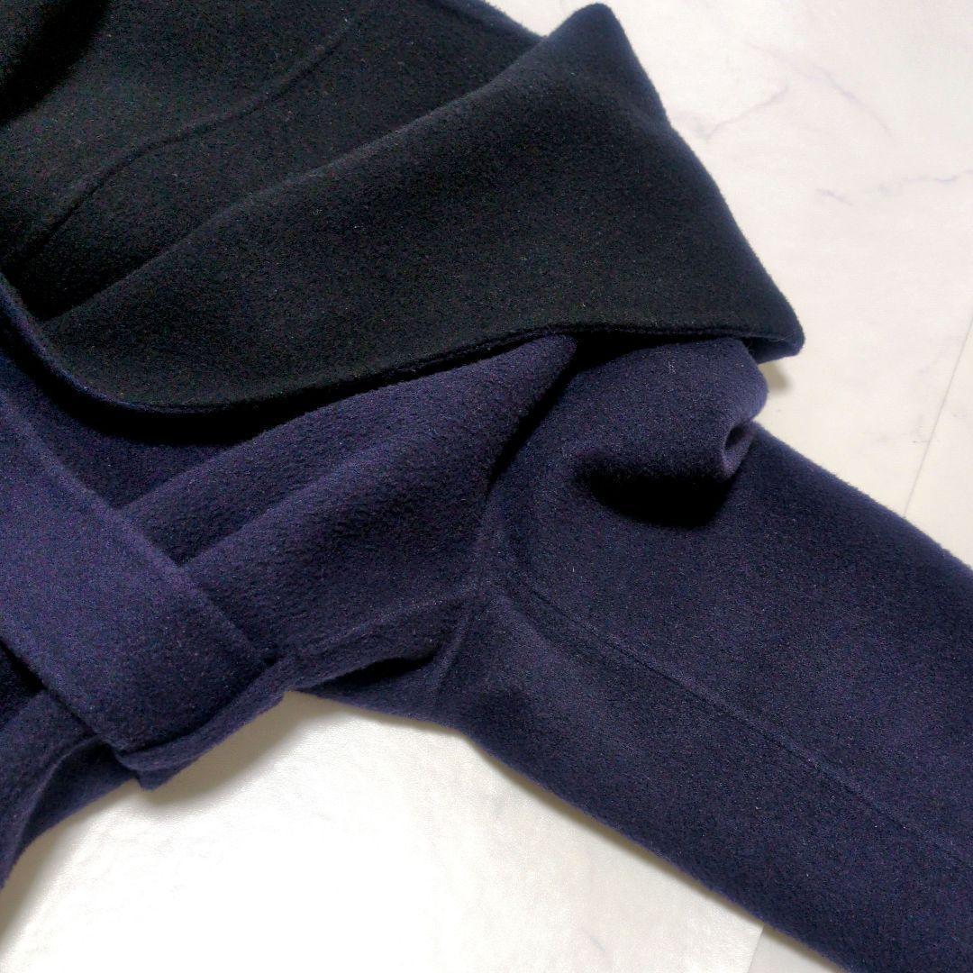 人気完売品✨️ESTNATION ウールカシミヤショートビーバーリバーコート❁