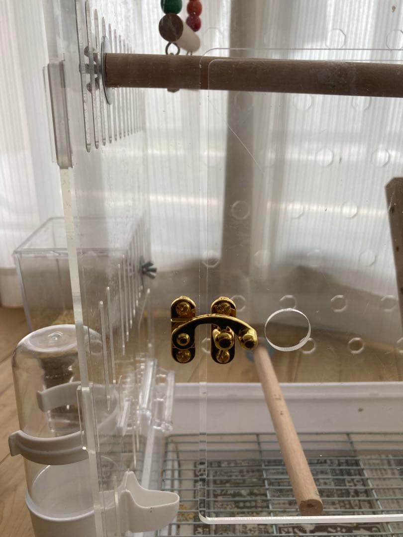 ◼︎リコ◼︎ 透明アクリル鳥かご