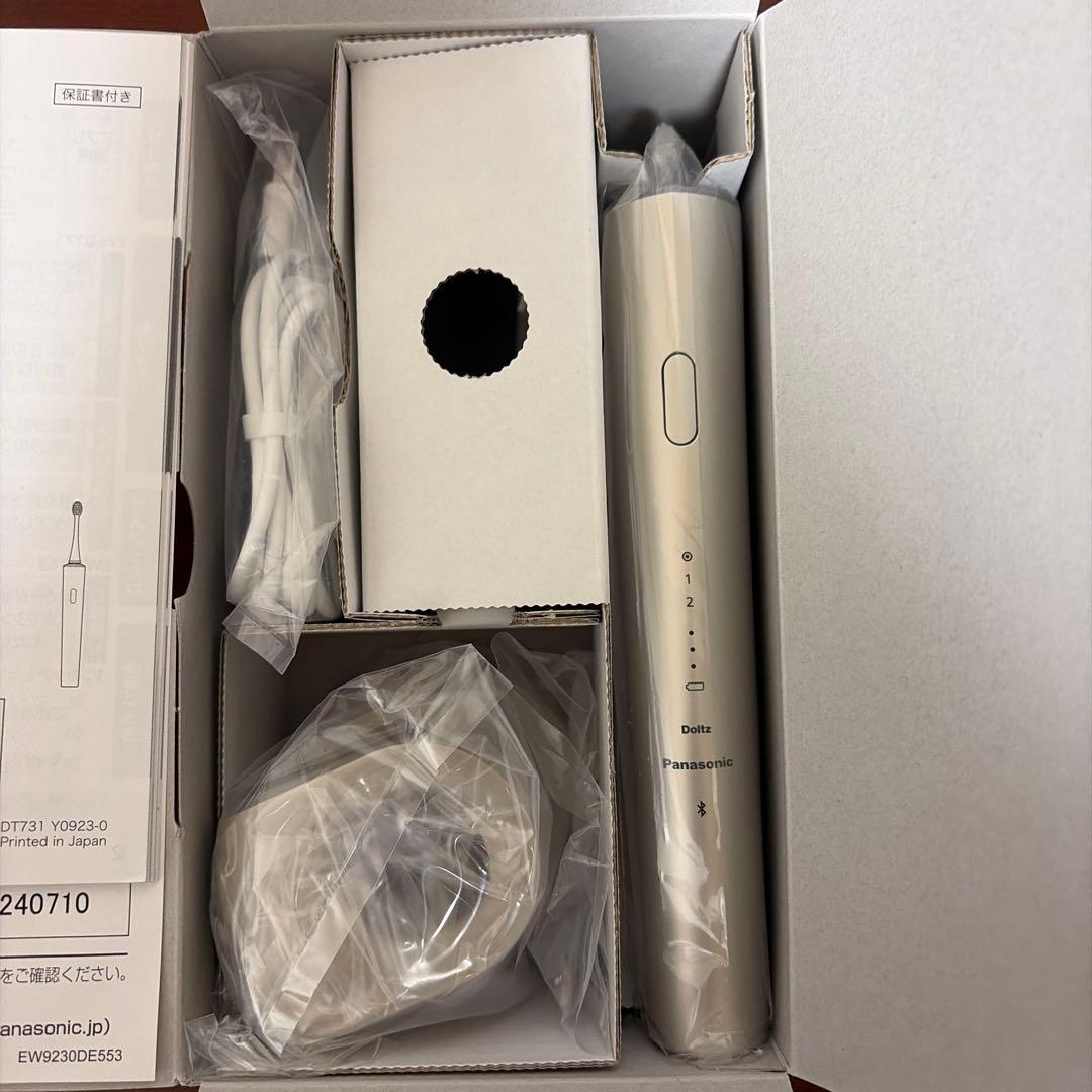 新品未開封　パナソニック 音波振動ハブラシ ドルツ シャンパンゴールド