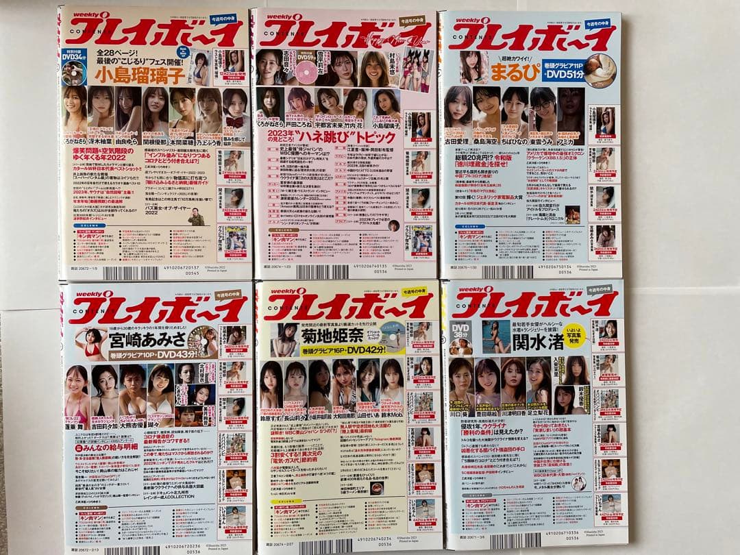 プレーボーイ　週間プレイボーイ DVD 未開封　38冊セット　まとめ売り