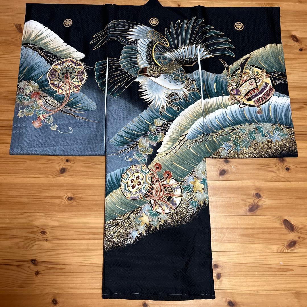 お宮参りの着物　男の子　一つ身