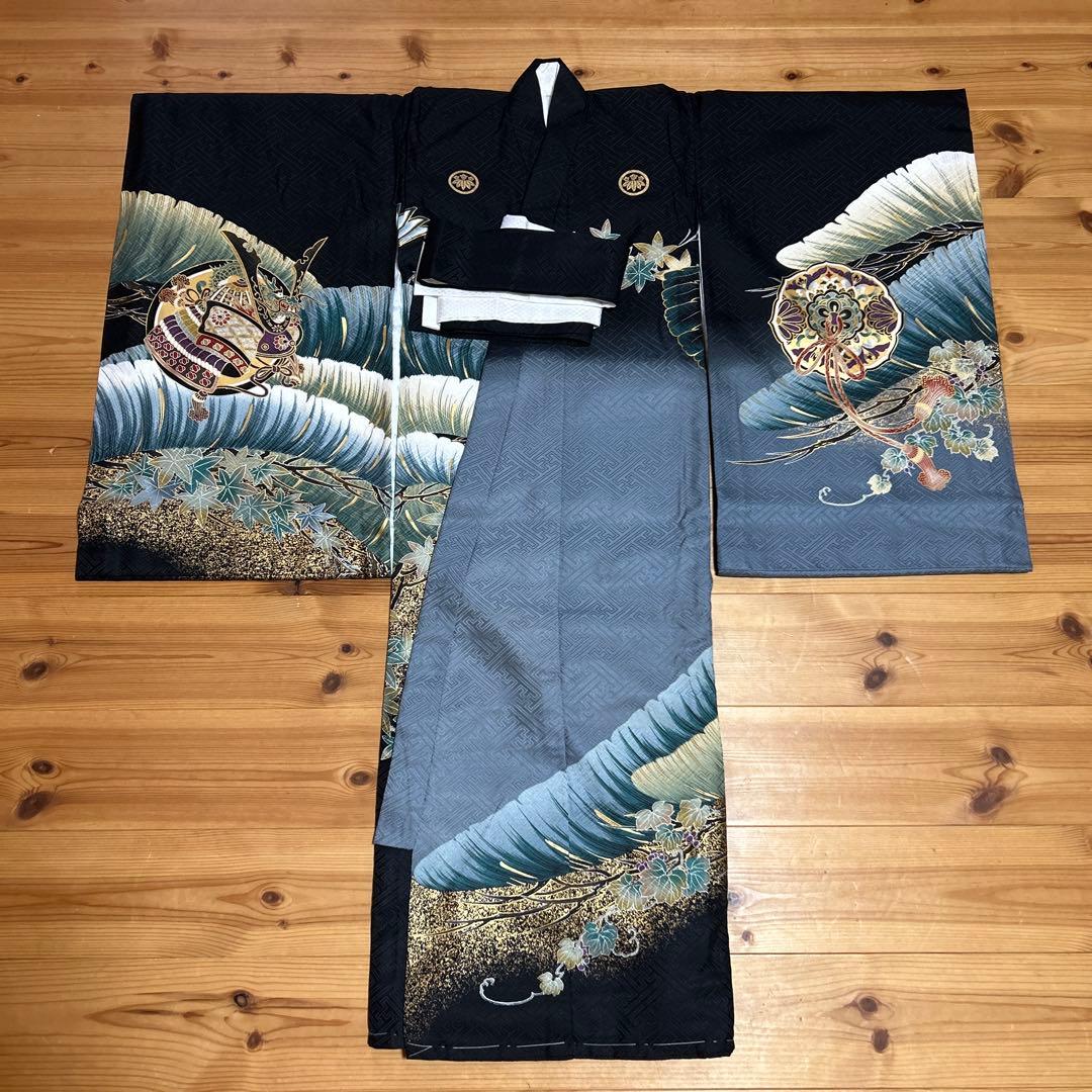 お宮参りの着物　男の子　一つ身