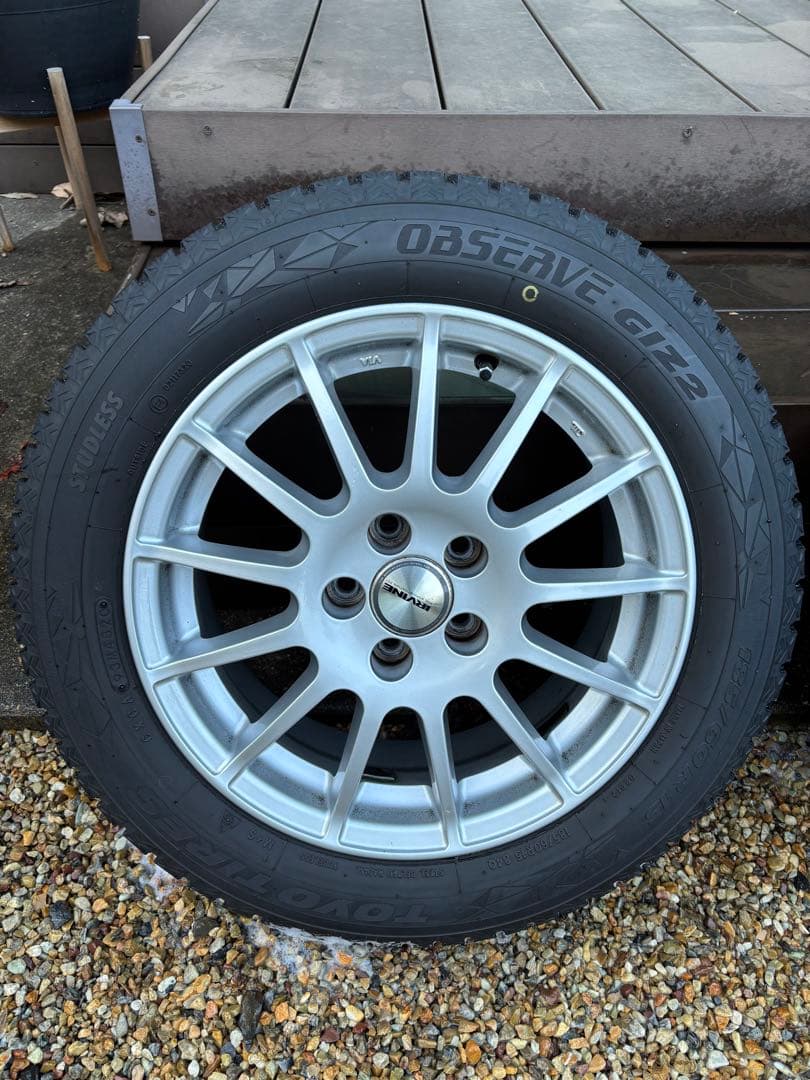 黒柴タローさま 専用！185/60R15★2020年製造スタッド2シーズン使用