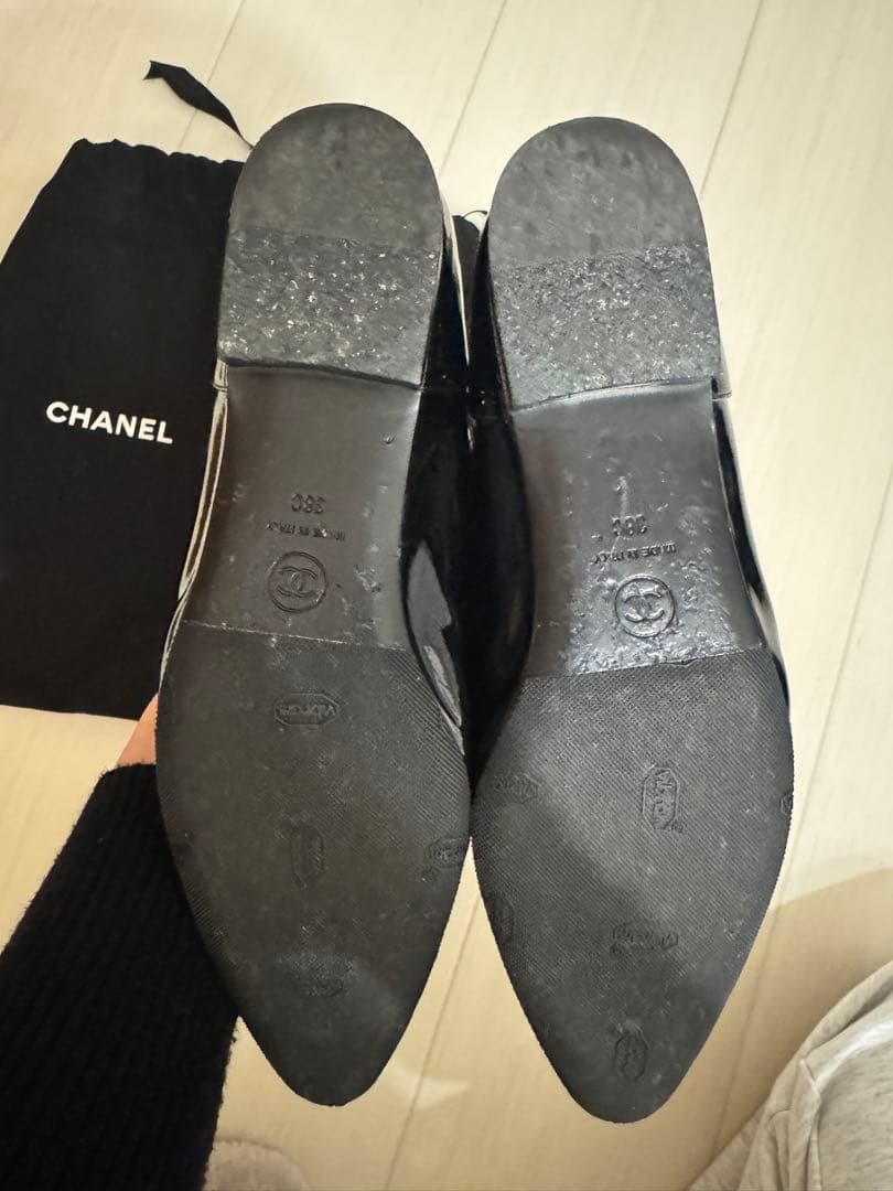 削除予定最終値下げCHANEL ブラック ローファー