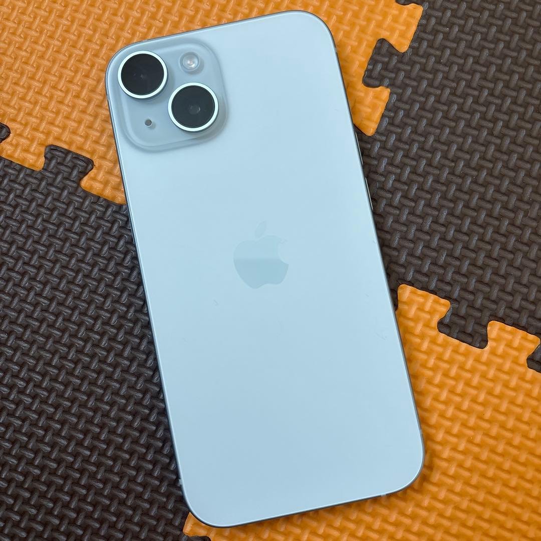 Apple iPhone 15 ブルー128gb 本体　バッテリー95% 美品
