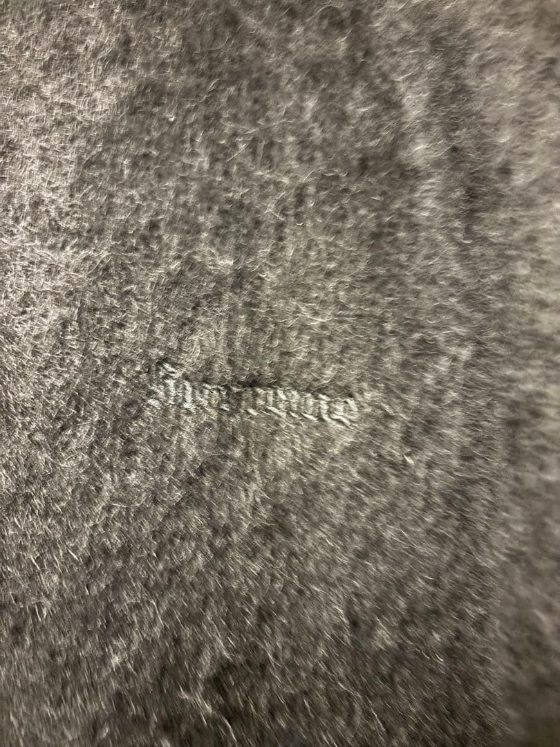 Supreme ブラック 毛羽立ちあり　モヘアニット　XL