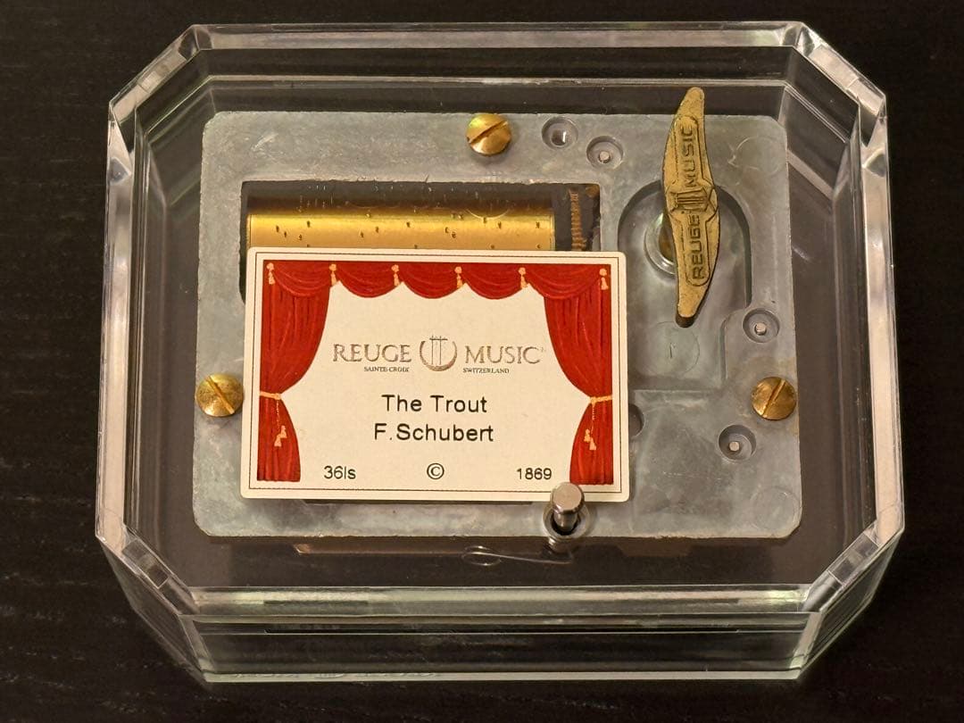 REUGE リュージュ オルゴール 36弁 アクリルケース 美品