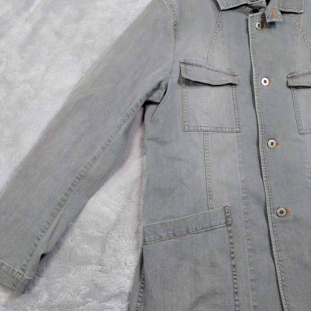 バーバリーブラックレーベル デニムジャケット L ノバチェック