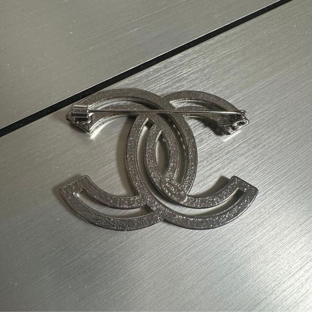 CCロゴブローチ シルバー