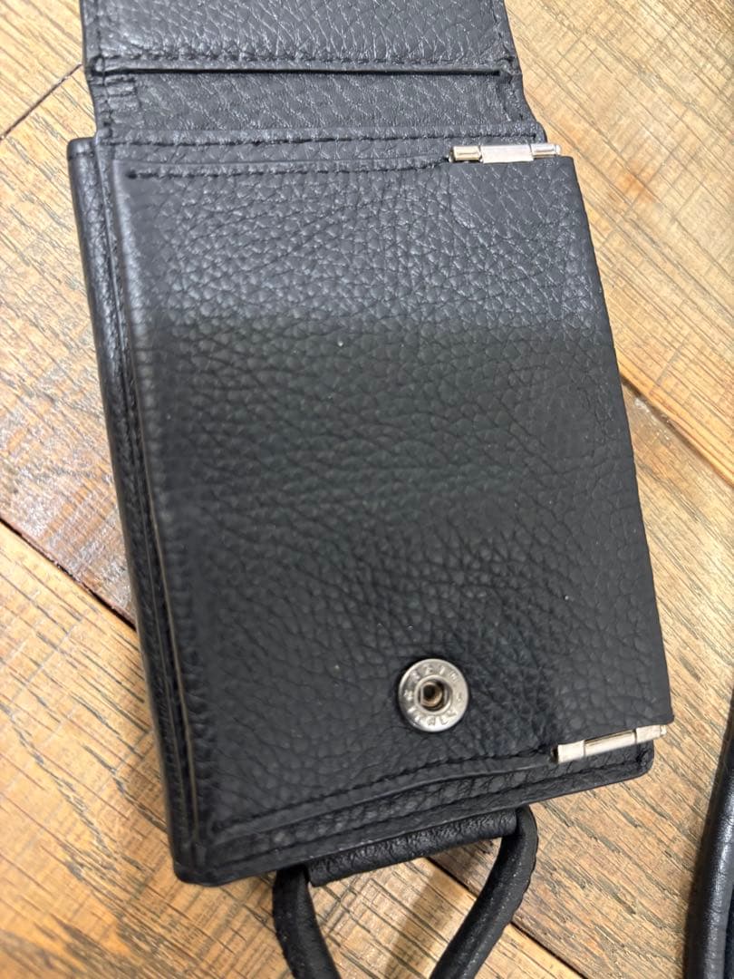 objcts.ioレザー ・ストラップ付きウォレットカードケース