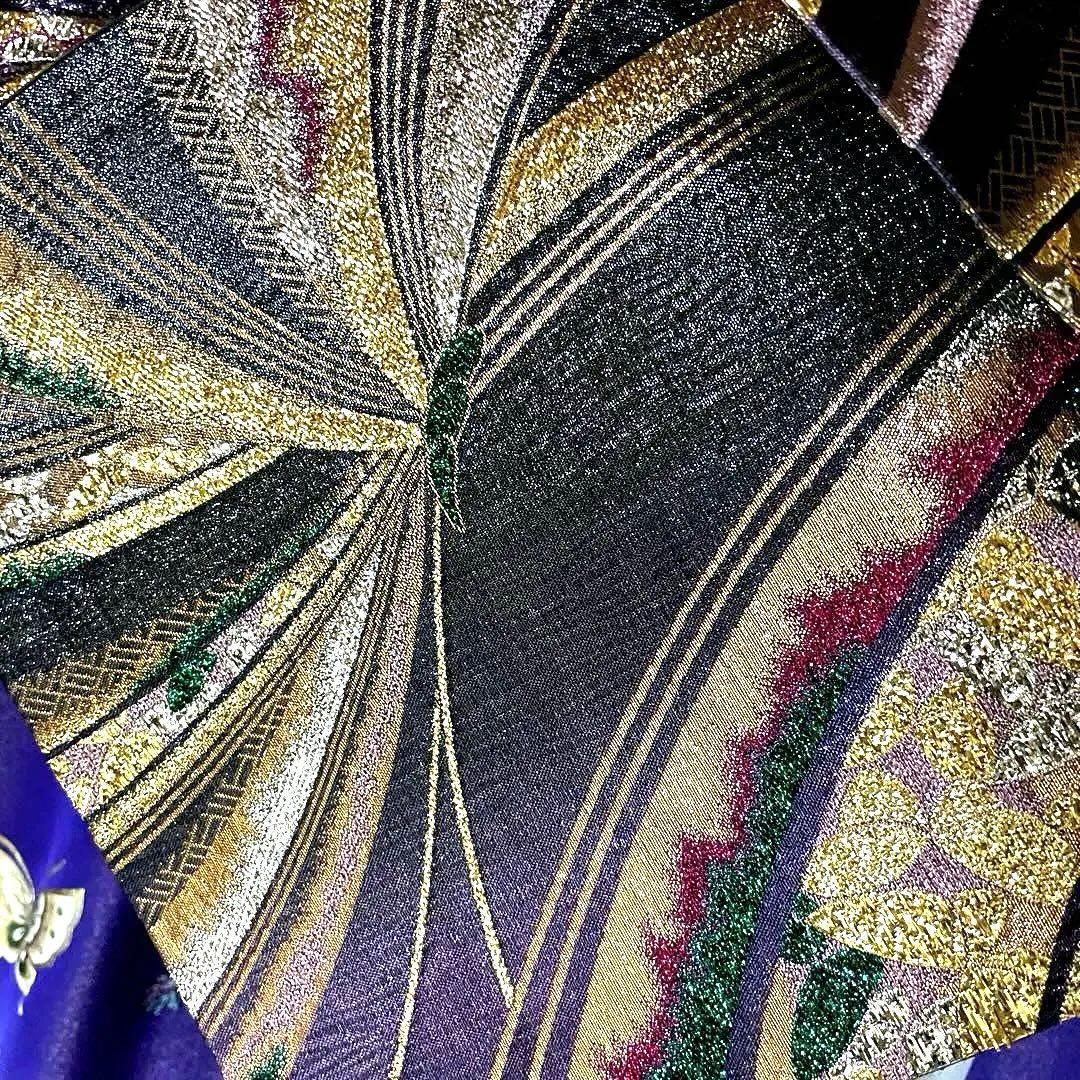 振袖フルセット　高身長　金通し　手描き友禅　成人式振袖　振袖　裄丈71