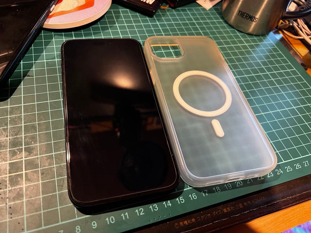 【最終値下げ】美品Apple iPhone 15plus ブラック　128GB