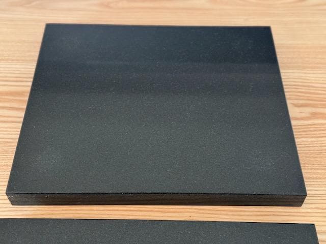 高級黒御影石 オーディオボード 2枚セット 300×350×30mm