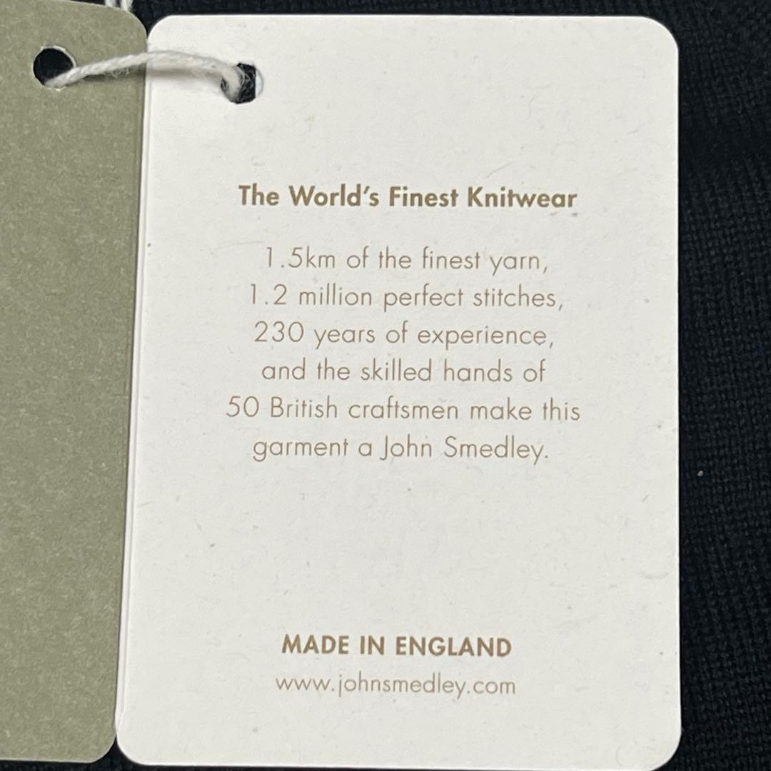 未使用品✨JOHN SMEDLEY タートルネックニット ブラック Lサイズ