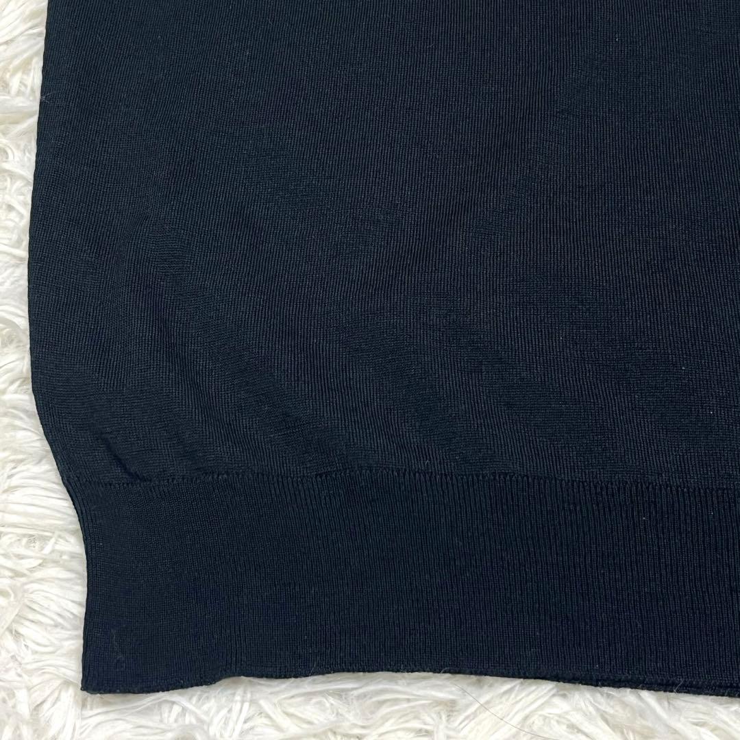 未使用品✨JOHN SMEDLEY タートルネックニット ブラック Lサイズ