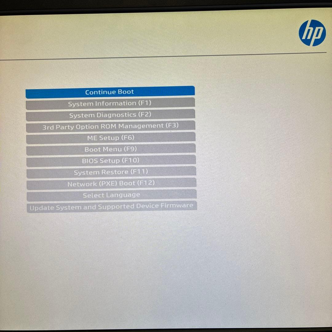 8世代Core i7！HP ProDesk600G4！BIOS確認済ジャンク品