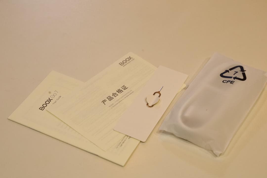 【美品】BOOX Go 7電子書籍リーダー 7インチ 白黒 Android 13