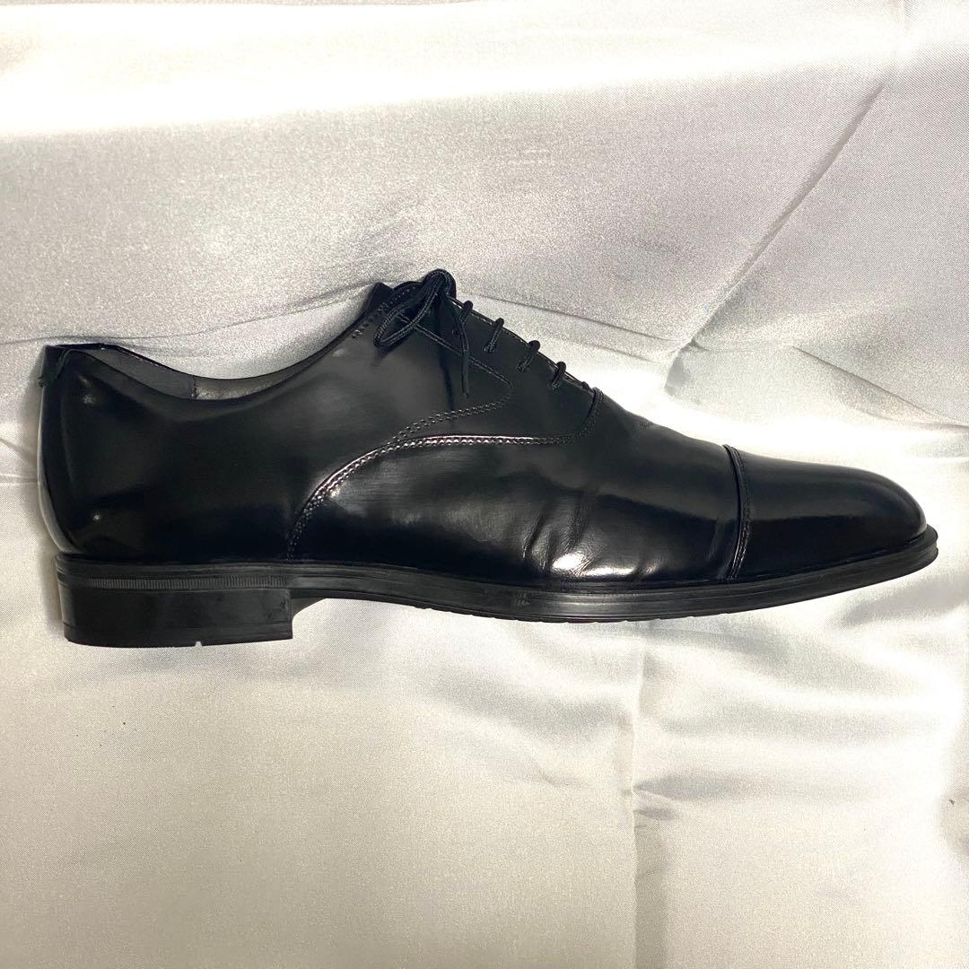 TOMOE 鞆ゑ　25cm TE600 ストレートチップ レザー 黒 ブラック