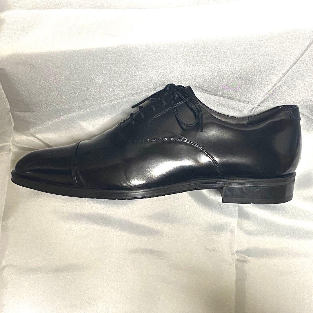 TOMOE 鞆ゑ　25cm TE600 ストレートチップ レザー 黒 ブラック