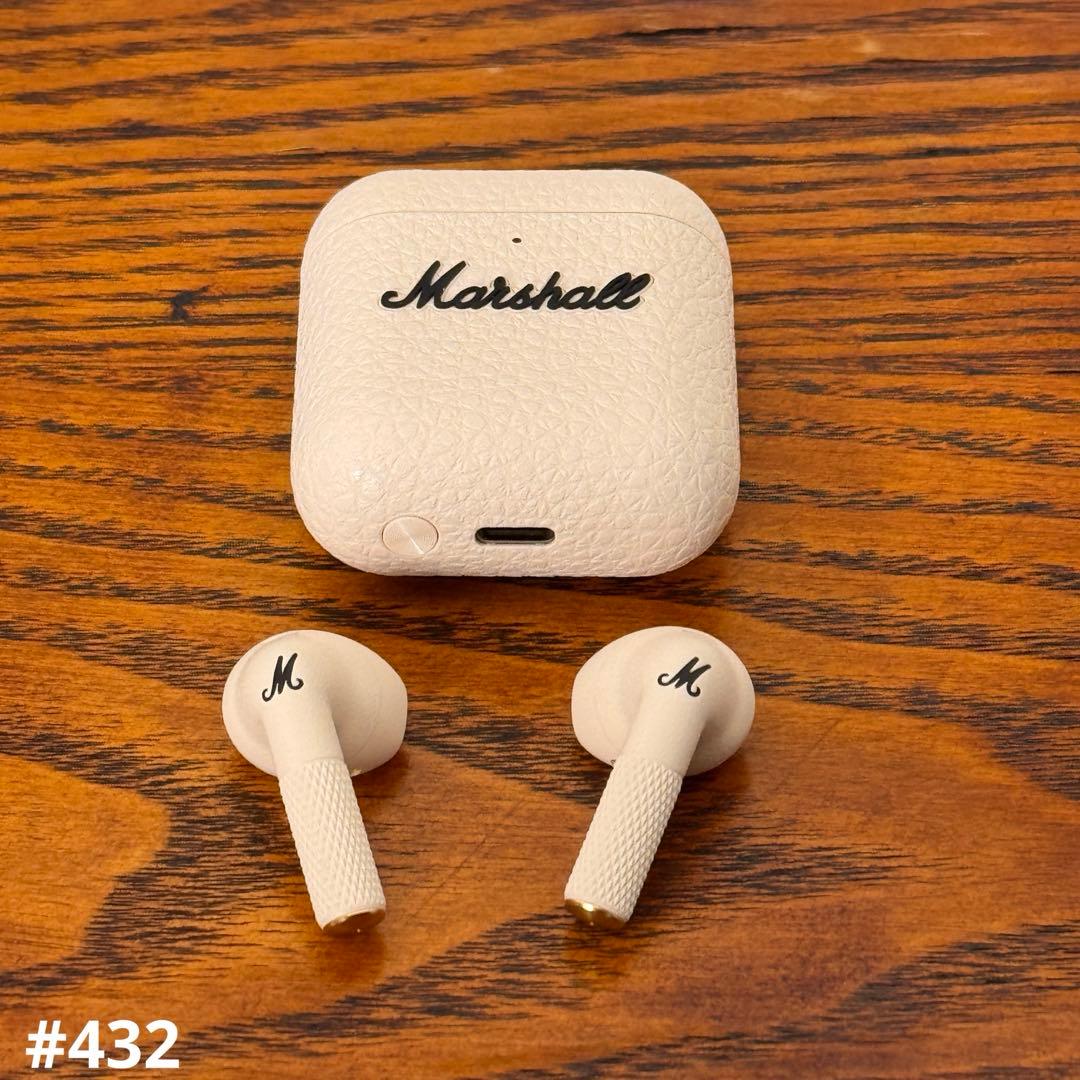 【Marshall MINOR IV】ワイヤレスイヤホン（クリーム）
