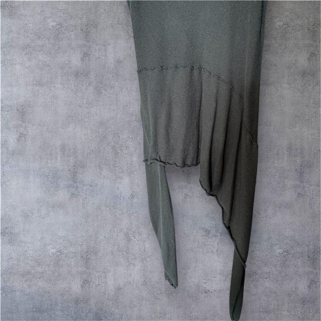 Alice Auaa アリスアウアア 変形アシンメトリーコットンニット