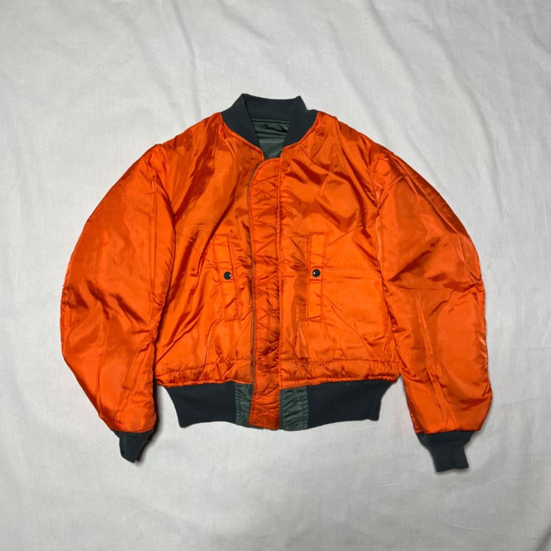 90’s ALPHA MA-1 フライトジャケット　USA製 当時物　短丈