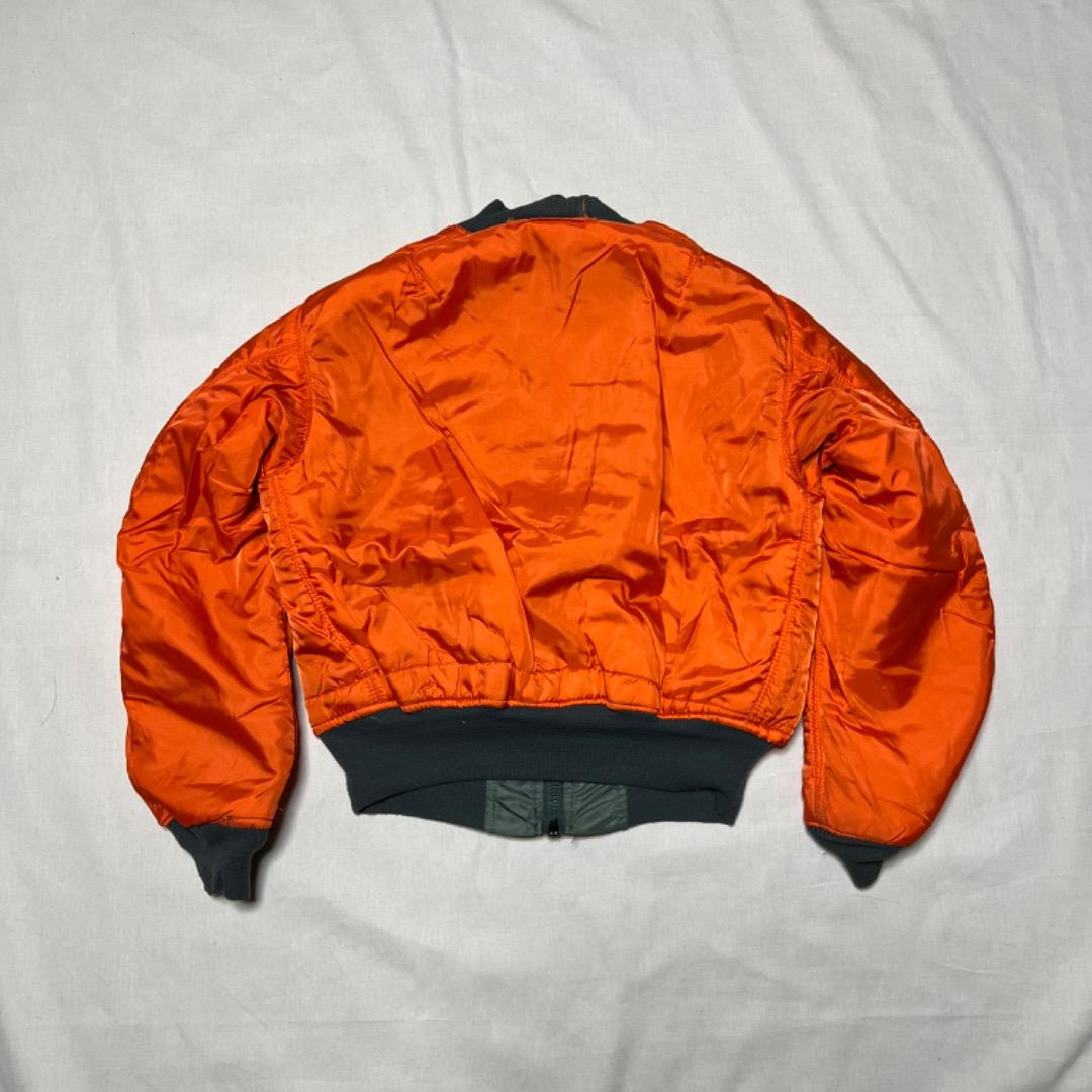 90’s ALPHA MA-1 フライトジャケット　USA製 当時物　短丈