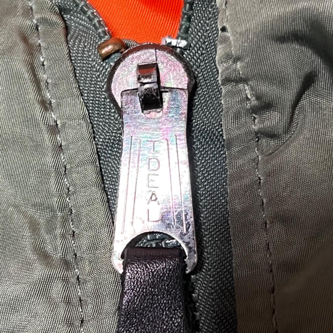 90’s ALPHA MA-1 フライトジャケット　USA製 当時物　短丈